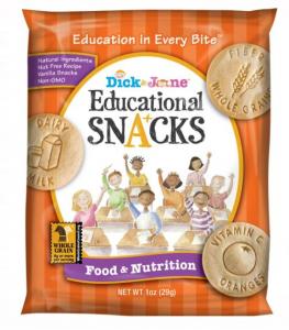 Dick & Jane, Educational Snack, Food & Nutrition (1 OZ, 120 Per Case)