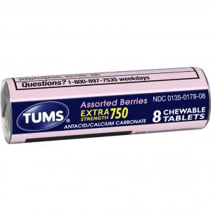 Tums Extra Assorted Berries, 8 Count (30-12 Pack)