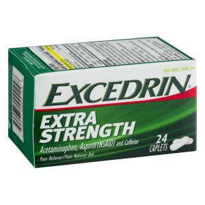 Excedrin Extra Strength, 24 Count (8-3 Pack)