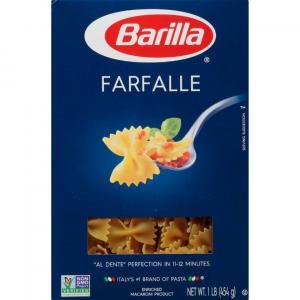 Barilla Pasta, Farfalle, 16 Ounce (Pack of 12)
