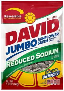 Davids Snflwr Seeds Lo Sodium - Pack Of 12