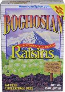 Boghosian California Sun Dried Raisins, 15-Ounce (Pack of 8)