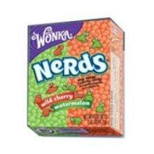 Nerds Watermelon and Wild Cherry Candy, 1.65 Ounce -- 360 per case.