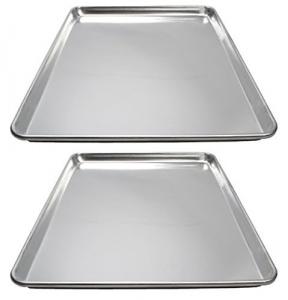 Winware ALXP-1826 Commercial Full-Size Sheet Pans, Set of 2 (18-Inch x 26-Inch, Aluminum)