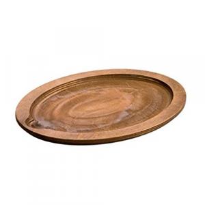 Lodge UJOP Jumbo Oval Wood Underliner with Walnut Stain
