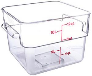 6 PACKS : Camwear Polycarbonate Square Food Storage container, 1