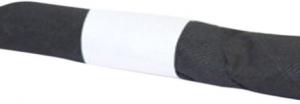 Evergreen N9S240 Paper Napkin Standard Band, 4-1/4" Length x 1-1/2" Width, 0.004" Thick, White (Box of 2500)