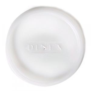 Dinex DX11928714 Polystyrene Disposable Lid, 2-39/64" Diameter, Clear, For Insulated Juice Cup (Case of 1000)