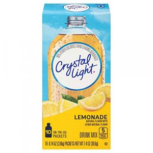Crystal Light Lemonade Drink Mix (120 Pkets, 12 Canisters of 10)