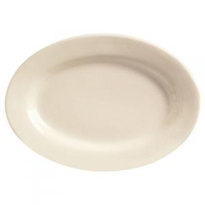 World Tableware PWC-34 Princess White 9" Oval Platter - 24 / CS