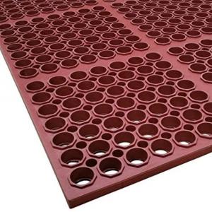 Cactus Mat 3520-R1 Rubber Vip Floormate Heavy Duty Anti-Fatigue and Anti-Slip, 58.5" x 39", Red