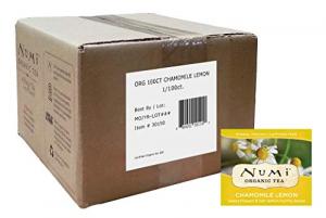 Numi Organic Tea Chamomile Lemon, 100 Count Box of Tea Bags, Herbal Teasan (Packaging May Vary)