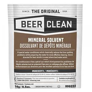 Diversey Beer Clean Mineral Solvent, No Odor Glass Cleaner, (0.25-Ounce, 100-Pack)