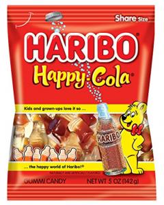Haribo Gummi Candy, Happy Cola, 5 oz. Bag (Pack of 12)
