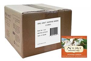 Numi Organic Tea Jasmine Green, 100 Count Box of Tea Bags (Packaging May Vary)