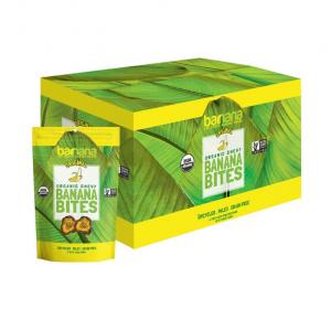 Barnana Organic Chewy Banana Bites - Original - 3.5 Ounce, 12 Pack Bites - Delicious Barnana Potassium Rich Banana Snack