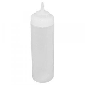 Winco SQUEEZE BOTTLE 32 OUNCE WIDE MOUTH CLEAR, 1 x 6 each Case