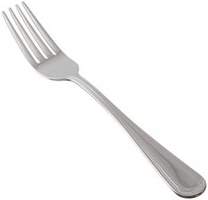 Winco 0005-05 12-Piece Dots Dinner Fork Set, 18-0 Stainless Steel