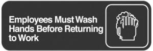 Vollrath Company 4530 Wash Hands Sign