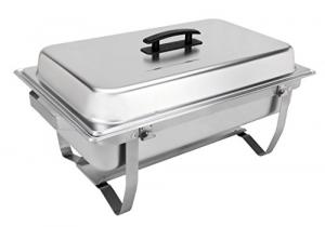 Sterno 70153 Foldable Frame Buffet Chafer Set, 8-Quart