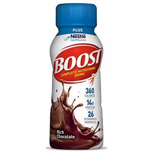 Boost Plus Rich Chocolate Complete Nutritional Drink, 8 Fluid Ounce - 6 per pack -- 4 packs per case.