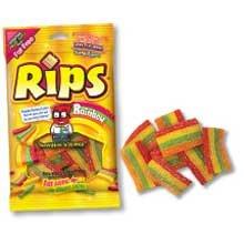 Rips Rainbow Bite Size Sugar Candy, 4 Ounce - 12 per case