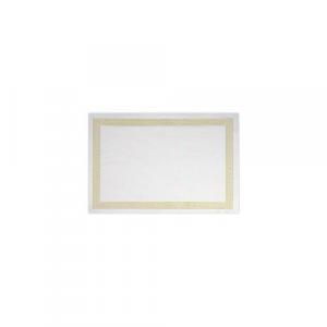 Lapaco 304-005 9.5 x 13.5 Greek Key With Gold Trim Placemat - 10