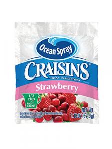 Craisins Ocean Spray Dried Cranberries, Strawberry, 1.16 Ounce (
