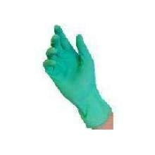 Handgards Large Green Synthetic Disposable Glove with Aloe - 4 per case.
