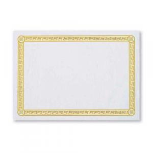 (Price/Case)Smith Lee PP37640 Placemat Paper Gold Greek Key 10X1