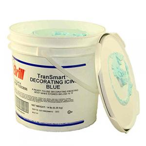 Brill Transmart Blue Decorating Icing, 14 Pound Pail -- 1 each.