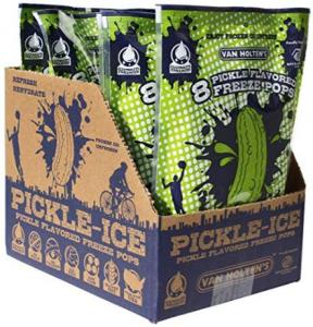 Van Holtens Pickle Pickle-Ice Pickle Flavored Freeze Pop, 6 x 16 fl oz Case