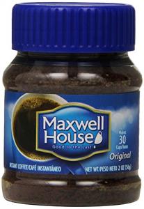 Maxwell House Instant Coffee (2oz Jars, Pack of 12)