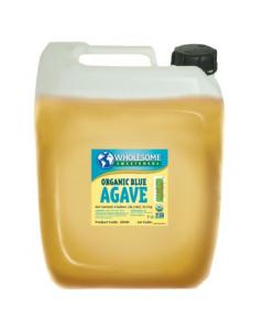 Wholesome Organic Blue Agave Nectar, Syrup, Low Glycemic Sweetener, Non GMO, 5 gallon jug, single unit