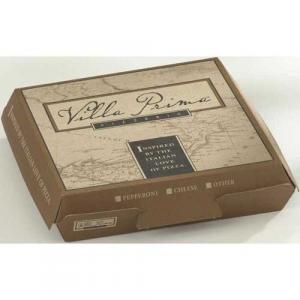 Villa Prima 8" Clamshell Pizza Box, 1 x 192 each Case