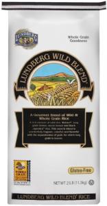 Lundberg Family Farms Organic Wild Blend Gourmet Brown Rice, 25 Pounds (Packaging May Vary)