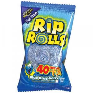 Rip Rolls - Blue Raspberry, 1.4 Ounce -- 288 per case.