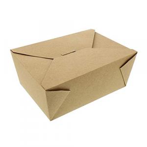 Royal #4 Kraft Folded Takeout Box, 7-3/4" x 5.5" x 3.5", 160 Ct