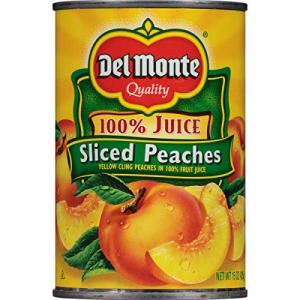 Del Monte Peaches Sliced Yellow Cling 100% Juice - 15 oz
