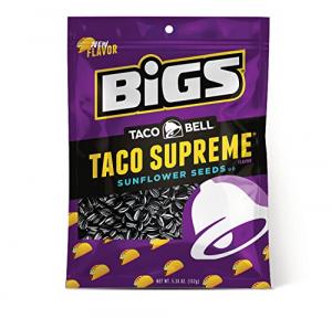 BIGS Taco Bell Taco Supreme Sunflower Seeds, 5.35-oz. Bag