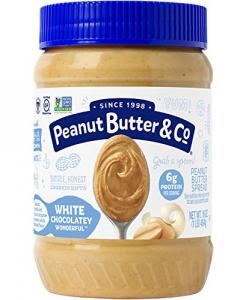 Peanut Butter & Co. White Chocolatey Wonderful Peanut Butter, Non-GMO Project Verified, Gluten Free, Vegan, 16 oz(6pk)