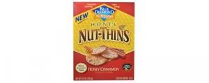 Blue Diamond Nut Thins Almonds Honey Cinnamon Cracker Snacks, 4.25 Ounce -- 12 per case.