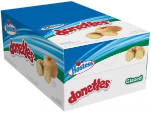 Hostess Donettes Glazed Mini Donut 3.7oz 10count (PACK OF 6)