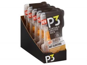 P3 Turkey Breast Mild Cheddar Chocolate Peanut Nut Cluster (2 Oz, Pack Of 10)