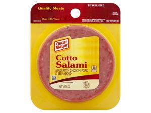 Kraft Heinz Oscar Mayer Round Sliced Cotto Salami 8oz (PACK OF 12)