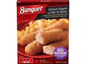 Banquet Basic Chicken Finger W/ Mac & Cheese Meal (6.5 Oz, 12 Per Case)