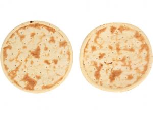 Tyson Neapolitan Small 9" Raised Edge Thin Parbaked Pizza Crust, 1 x 40 x 5.5 oz Case