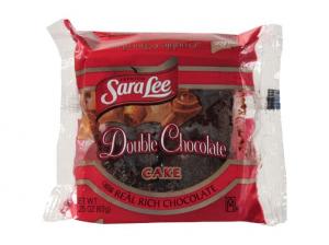 Sara Lee Iced Double Chocolate Flavored Cake, Bulk Case (2.25 Oz, 24 Per Case)