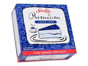 Sara Lee Round Iced German Chocolate, Butter Cream Layer Cake (3.562 Oz, 4 Pack)