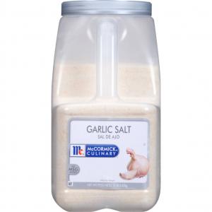 McCormick Garlic Salt - 12 lb. container, 3 per case